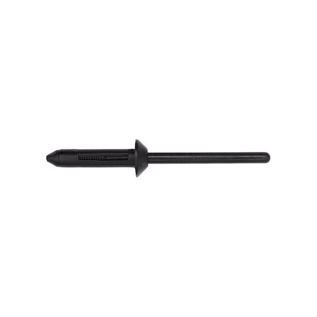 Auveco Nylon Blind Rivet 4mm x 8mm Grip 1.5mm - 4.5mm, 50PK 22923