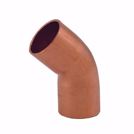 Jones Stephens 1/4in. Wrot Copper 45Deg. Elbow C75040