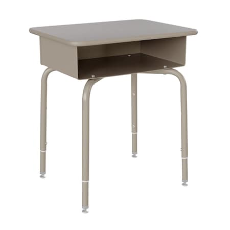 Flash Furniture 31.25 H, 24 W X Laminate, Steel, Gray Granite/Silver FD-DESK-GY-GY-GG