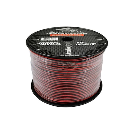 Soundwave 1000 ft. 18 Gauge Speaker Cable Red & Black SO3954404