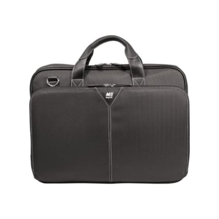 Mobile Edge - PREMIUM NYLON LAPTOP BRIEFCASE - 16IN/17IN MAC   BLACK, 1680D BALLI MEBCNP1