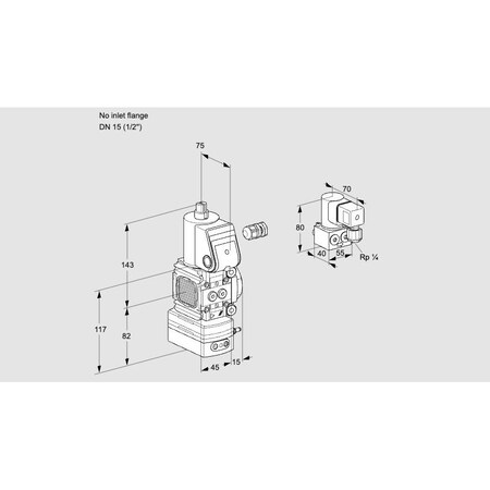 Honeywell Kromschroder VAD1-/15R/NW-25B KS88020464