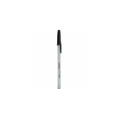 Universal Ballpoint Pen, Medium, Black, 60PK UNV15613