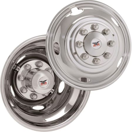 Sticky Situation Stainless Steel Wheel Liners - 2003-Current Dodge 3500 Trucks, 17 in. Wheels - Model No. SLD1703 ST1611073