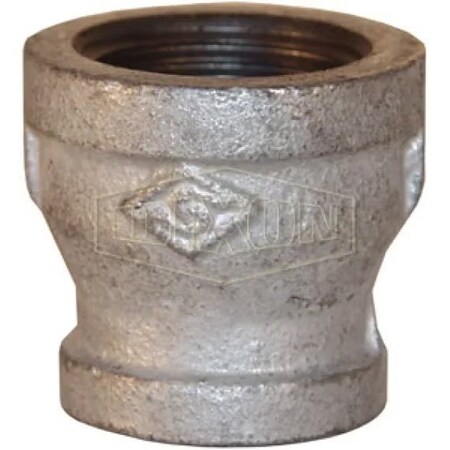 Dixon Bell Reducer, 3 x 2-1/2 in Nominal, FNPT End Style, 150 lb, Iron, Galvanized BR3025G