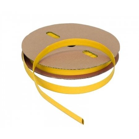 Kable Kontrol 3:1 Heat Shrink Tubing - Single Wall Polyolefin - 1-1/2in ID - 100 FT - Yellow HS3383-SP-YL