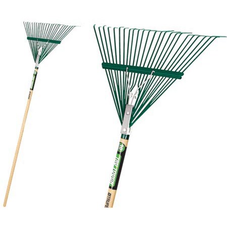 Arett Sales Tru-Tough Steel Leaf Rake With Wood Handle T34G 30480