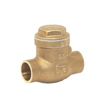 Proline Series Brass 1/2-in SWT x 1/2-in SWT Swing Check Valve 101-503NL