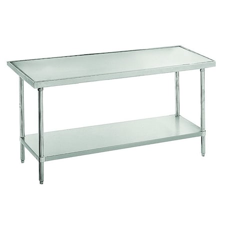 Advance Tabco Work Table 48 in.W x 48 in.D 14 gauge 304 stainless steel top VLG-484