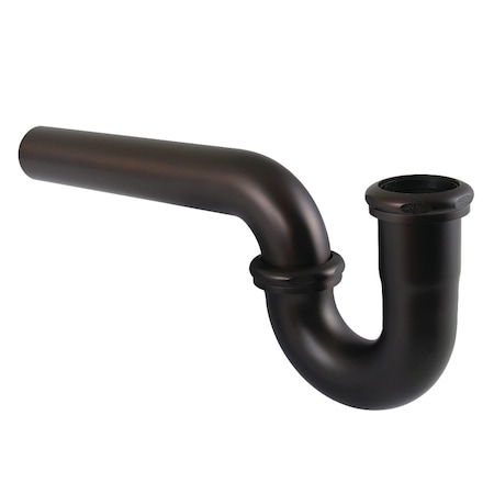 Kingston Brass 1-1/2 in. P-Trap without Flange, 13-1/16 in. Length, 18 Gauge, Oil Rubbed Bronze CC1125