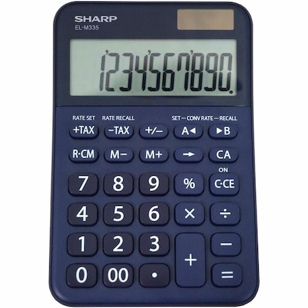 Sharp SHR Desktop CalculatorBlue ELM335BBL
