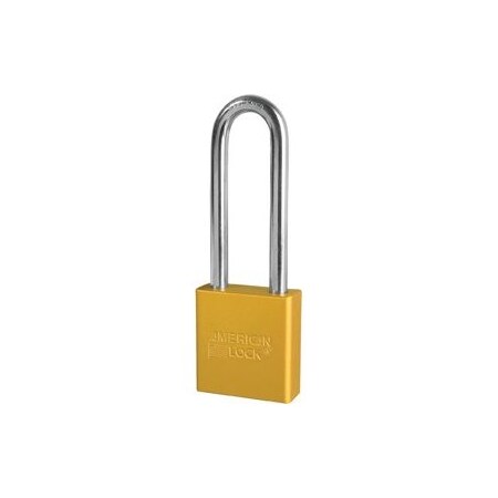 Master Lock Co Padlock 3in Shackle Aluminum Yellow A1207KD YLW