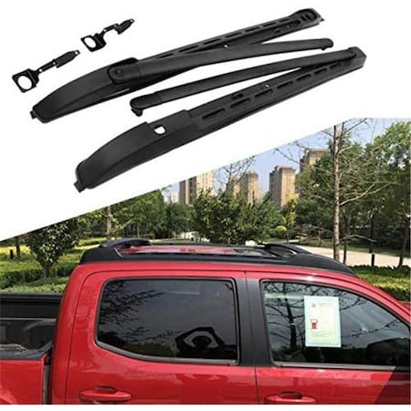 Cali Raised CR2460 Black Roof Mounts for 2005-2021 Toyota Tacoma CRL - CR2460