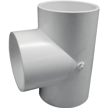 Genova LASCO 401040BC Pipe Tee, 4 in, Slip, PVC, SCH 40 Schedule 401040-BC