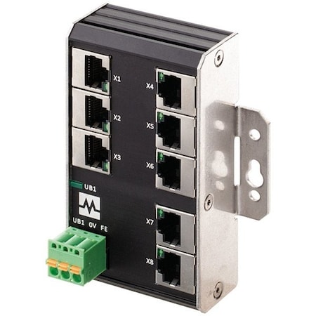 Murrelektronik Ethernet Switch, IP20,100 mbps 58903
