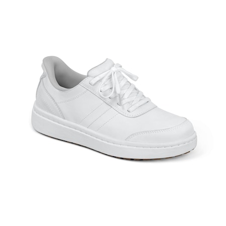 Orthofeet Wander Wmn Hf Athl Wht, Size 7.5 81104