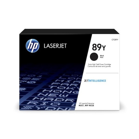 Hp 89Y (CF289Y) Extra High Yield Black LaserJet Toner Cartridge (20,000 Yield) CF289Y