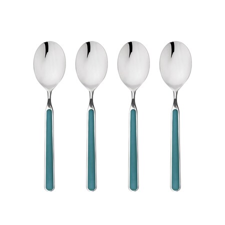 Mepra Fantasia American Coffee Spoon Set - 4 Pcs. - Petroleum 10N744426