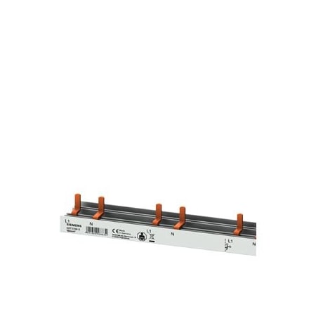 Siemens compact Pin Busbar 10mm2 connection: 1p/N AFDD 5SM6 + RCBO 2-pole + auxiliary 5ST3786-0