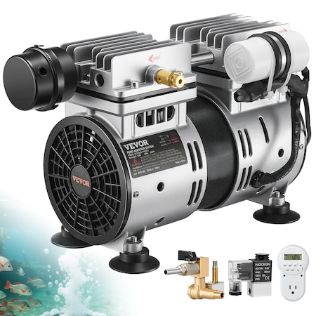 Vevor Pond Aerator Lake Pond Aeration Kit 3/4 HP 550W 5.2CFM for Up to 3 Acre OLF400D-140BS-A