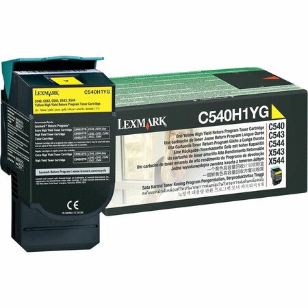 Royal Toner Toner For C540H1YG, Yellow, 2K Pages C540H1YG