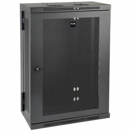 Eaton Tripp Lite Series SmartRack 18U Low-Profile Patch-Depth Wall-Mount Half-Height Rack SRW18US13