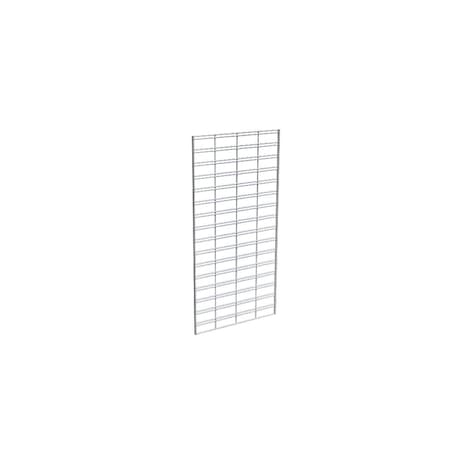Toizu Fun 2 x 4 ft. Grid Panels - Chrome, 3PK TO3481577