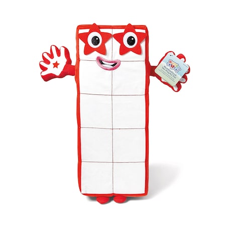 Hand2Mind Numberblocks Ten Playful Pal Plush Figure 96943
