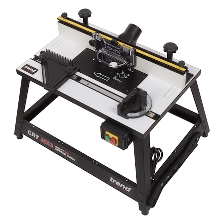 Trend Tool Technology CRT Portable Benchtop Router Table, Robust Steel Frame, 24x16 inch Surface, CRT/MK3 U*CRT/MK3