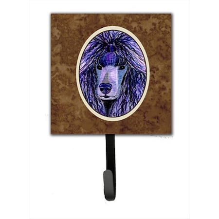 Carolines Treasures 4.25 x 6 in. Poodle Leash Or Key Hook SS8800SH4