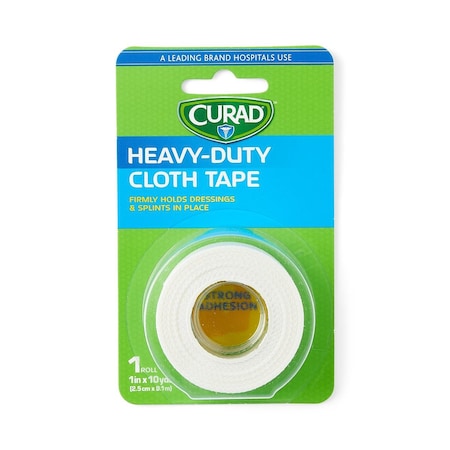 Medline CURAD Heavy-Duty Cloth Tape, 1in x 10 yd. CUR26101CH