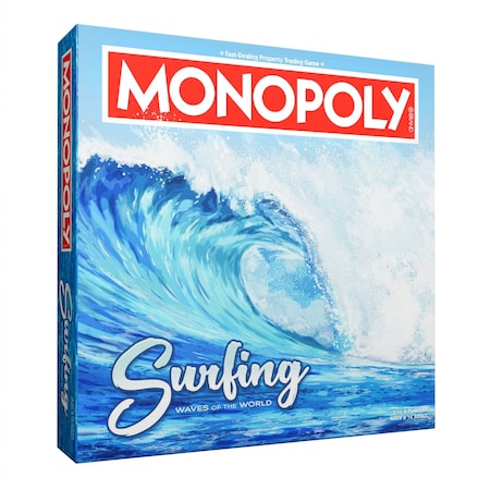 Usaopoly MONOPOLY Surfing Waves of The World Board Game MN030-000