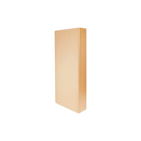 Don-Jo Mfg Blank Door Wrap 1-3/4in Door, 4-1/4in W x 9in H, 612/US10 Bronze 40-BZ-CW