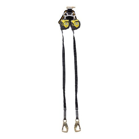 Werner R4300 Self-Retracting Lifelines, Quick-Connect, Steel, 2 Leg(s), 400 lb Weight Capacity R433006LE-TB
