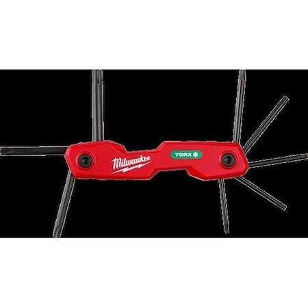 Milwaukee Tool 8-Key Folding Hex Key Set - Torx 48-22-2184