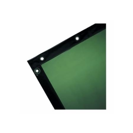 Wilson Industries See-Thru Green Welding Curtain, 6 ft x 6 ft, Vinyl 138-36299