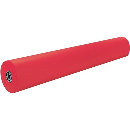 Pacon Rainbow Colored Kraft Duo-Finish Paper, 36inW x 1000'L, Flame 63060