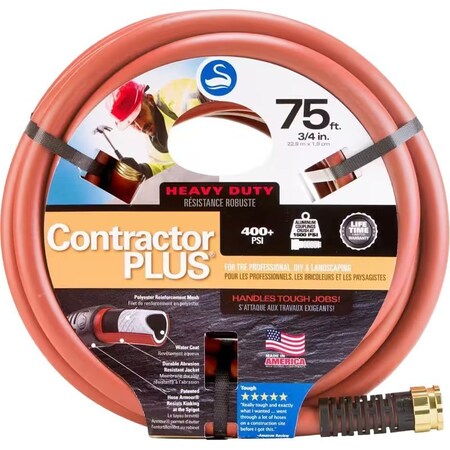 Swan Hose Contractor Grade 3/4X75Ft SNCG34075