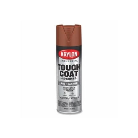 Krylon Industrial Tough Coat Advanced with Rust Barrier Technology Spray Paint, 15 oz, Red Oxide Primer, Ultra, 6PK 425-K00699008