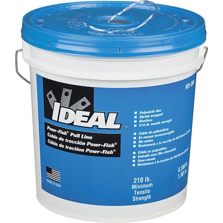 Ideal 6500 Ft Rope In 4 Gallon Pail 31-340