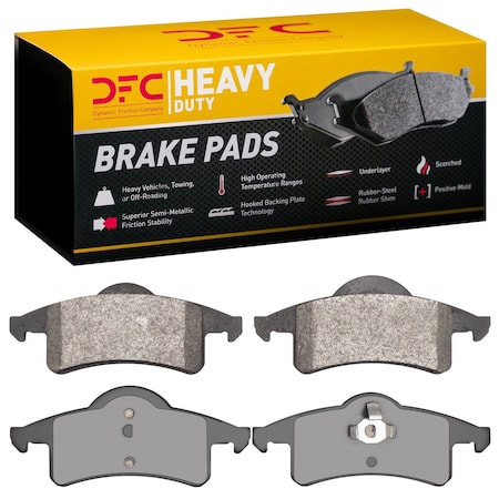 Dfc Heavy Duty, Disc Brake Pad Set,  1214-0791-00