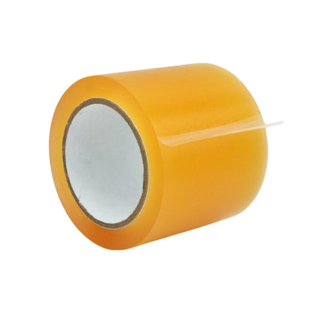 Wod Tape Floor Marking Tape, PVC, White, 49 inch (1250mm) LOG W., 6 mil Thickness WOD VTC366P-49000-LOG-36-WHI