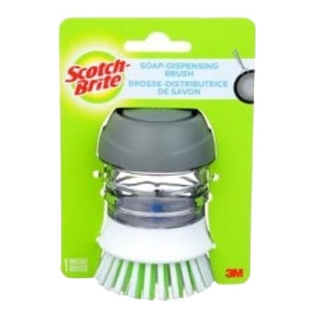 Scotch-Brite Soap Dispensing Brush, Plastic Handle 495