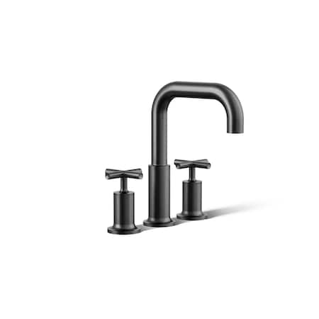 Kohler Purist Deck-mount bath faucet trim with Cross handles T14428-3-BGP