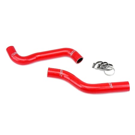Hps Performance High Temp Reinforced Silicone Radiator Coolant Hose Kit, Red,  57-1887-RED