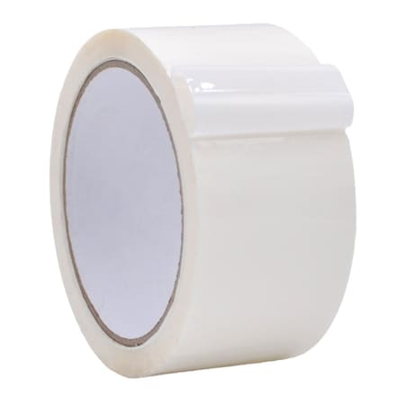 Wod Tape WOD CSTC20WBA Carton Sealing Packaging Tape 2 Mil Acrylic Adhesive White: 49 in. x 55 yds WOD CSTC20WBA-49000-LOG-55-WHI