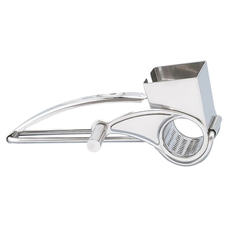 Fantes Silver Stainless Steel Rotary Cheese Grater 42146