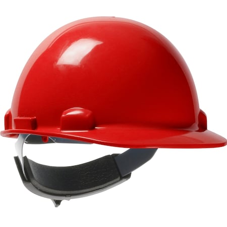 Dynamic Cap Style Smooth Dome Hard Hat w/HDPE Shell, 4-Point Textile Suspension, Swing Wheel-Ratchet Adj. 280-HP341SR-15