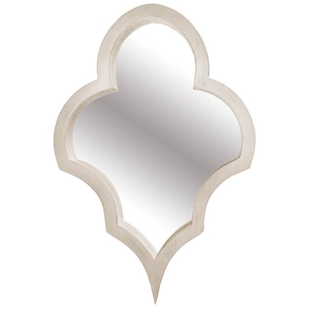 Homeroots 34" Natural Novelty Wood Framed Accent Mirror 376374