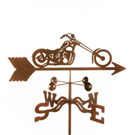 Ez Vane Chopper Motorcycle Weathervane with Four Sided Mount EZ1021-4S
